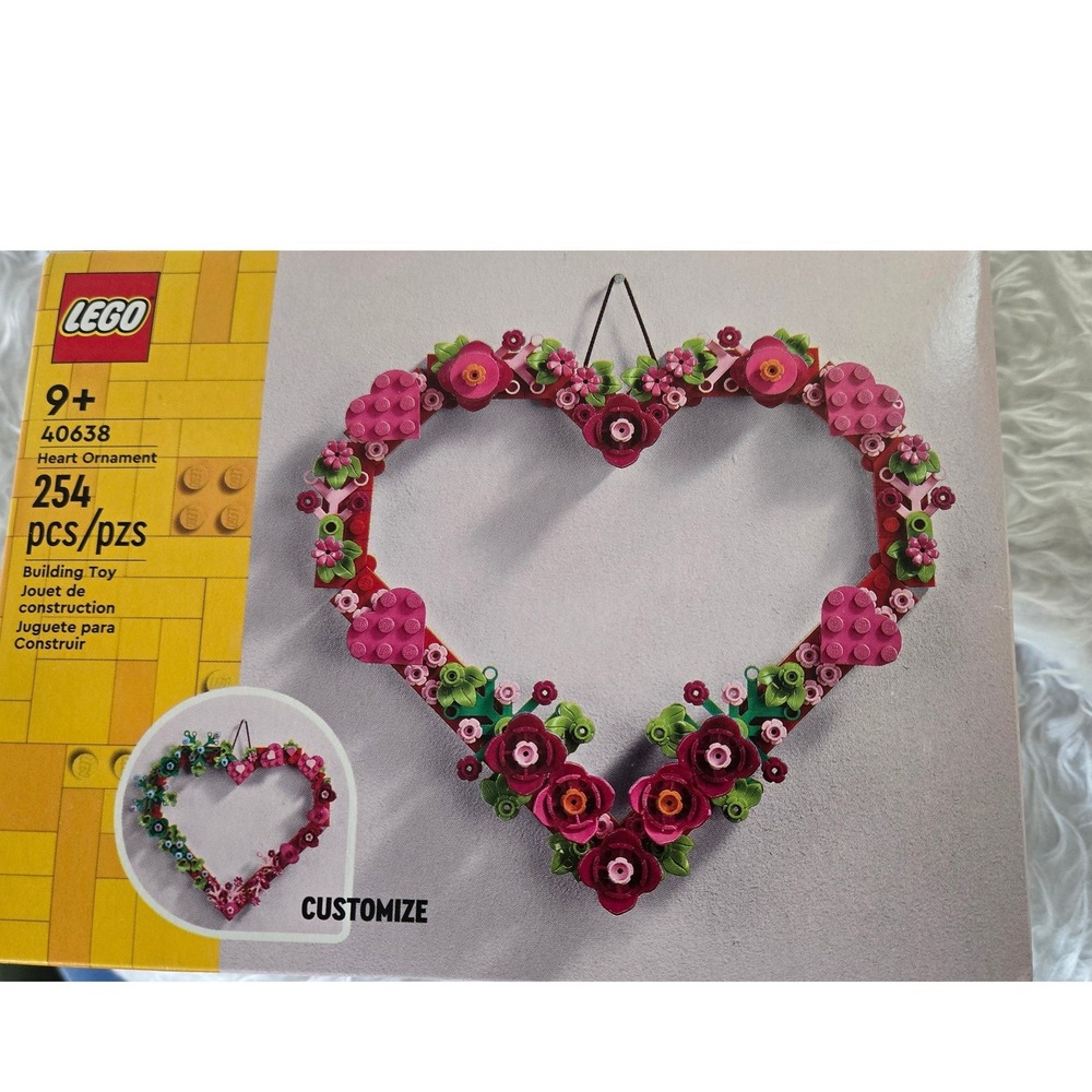 LEGO 40638 Heart Ornament Building Toy 254 Pieces‎